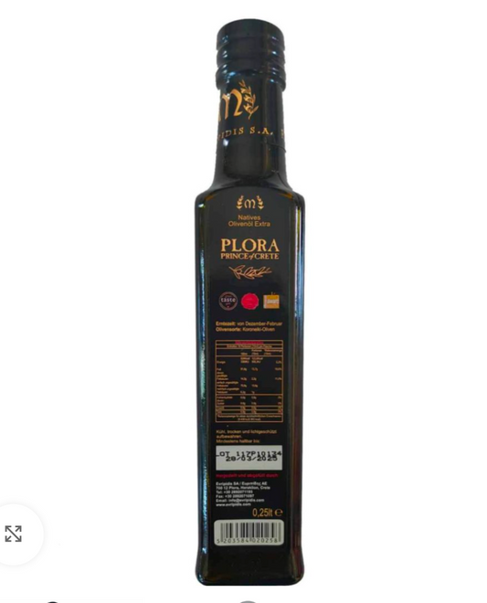 Extra Virgin Olivenöl Plora-Prinz of Creta 250ml
